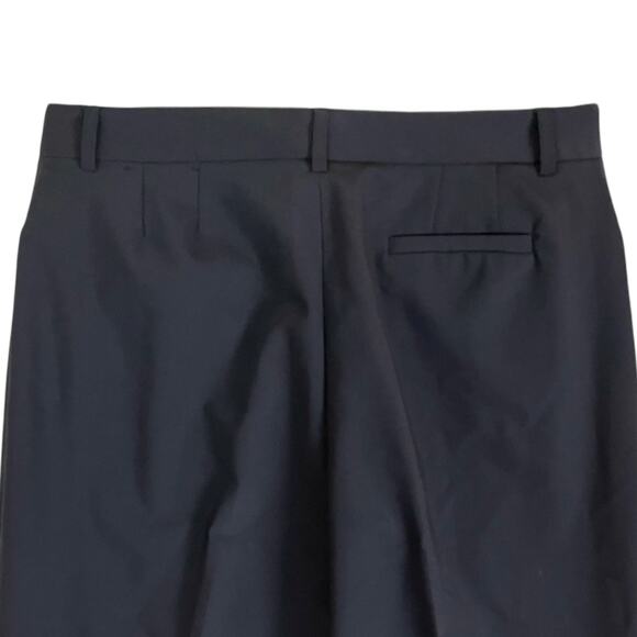 Lands' End Women's Navy Bootcut 33" Inseam Wool Blend Dress Pants Pockets SZ 10 - Picture 6 of 8